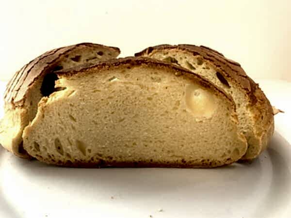 pane bio grano cappelli affettato