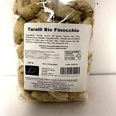 taralli bio al finocchio